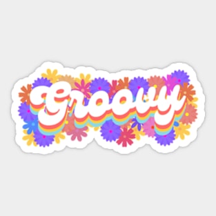 Groovy Sticker